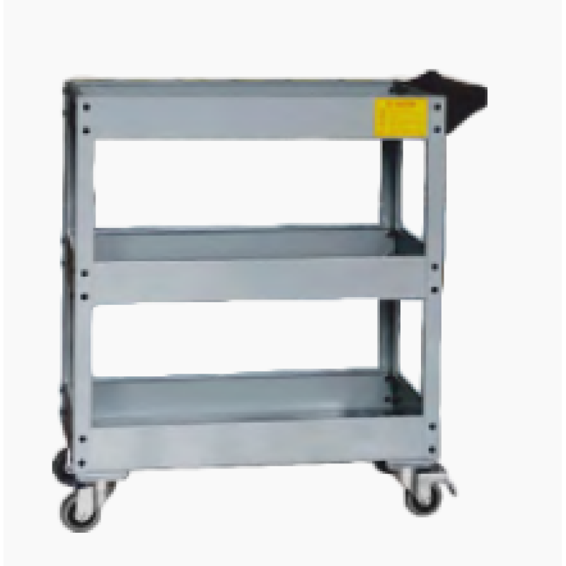 WDK-903B Тележка инструментальная открытая, 3 полки, WiederKraft WDK-903B Тележка инструментальная открытая, 3 полки, WiederKraft
