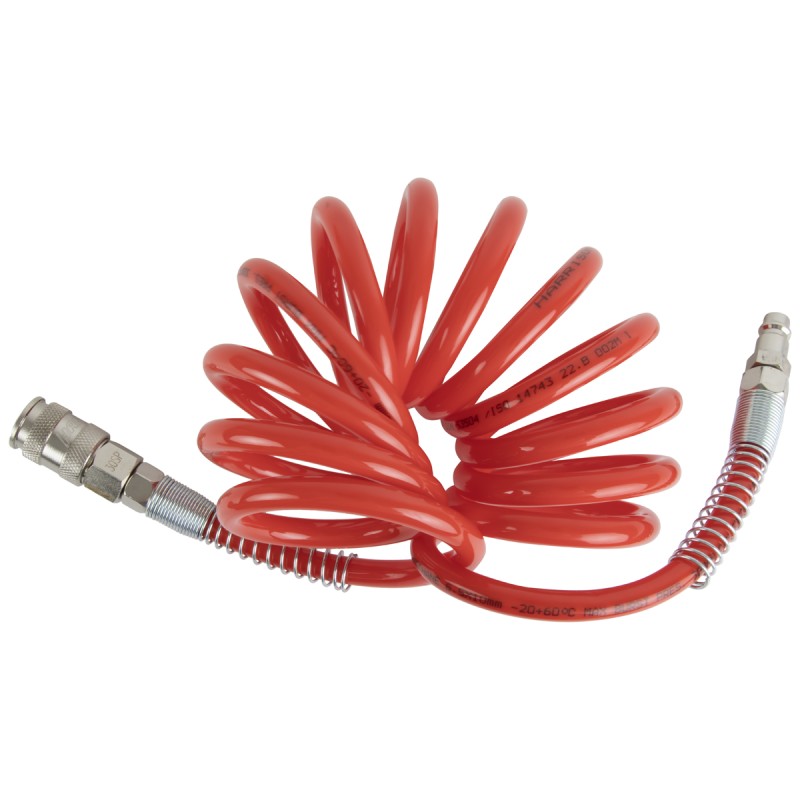 HRS-226560 Шланг пневматический спиральный Harrison с БРС, 6 м, 6.5х10 мм, HARRISON HRS-226560 Шланг пневматический спиральный Harrison с БРС, 6 м, 6.5х10 мм, HARRISON