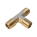 WDK-23PMB Фитинг T - образный, резъба 1/4" PT, M-M-M (внешний), латунь