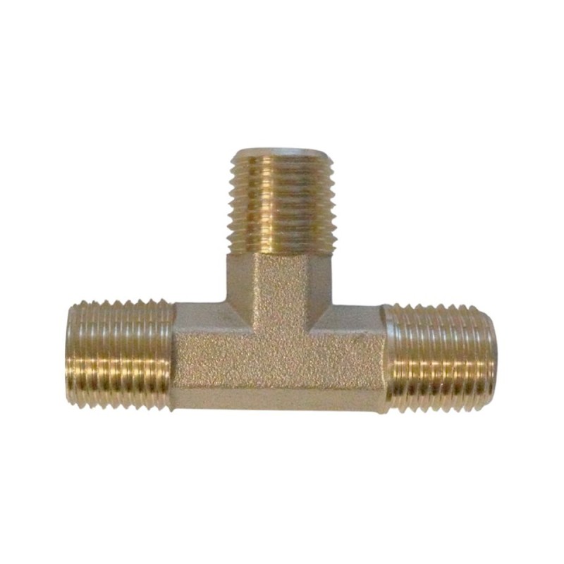 WDK-23PMB Фитинг T - образный, резъба 1/4" PT, M-M-M (внешний), латунь WDK-23PMB Фитинг T - образный, резъба 1/4" PT, M-M-M (внешний), латунь