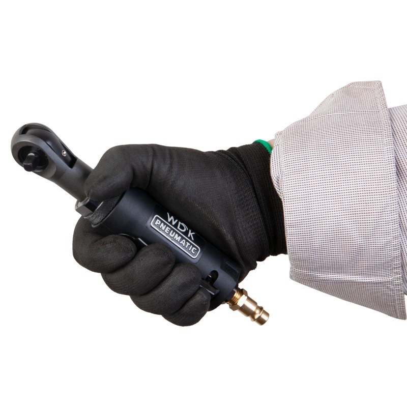 WDK-21215 Пневматическая трещотка 1/4", 55 Нм, усиленная, WiederKraft WDK-21215 Пневматическая трещотка 1/4", 55 Нм, усиленная, WiederKraft