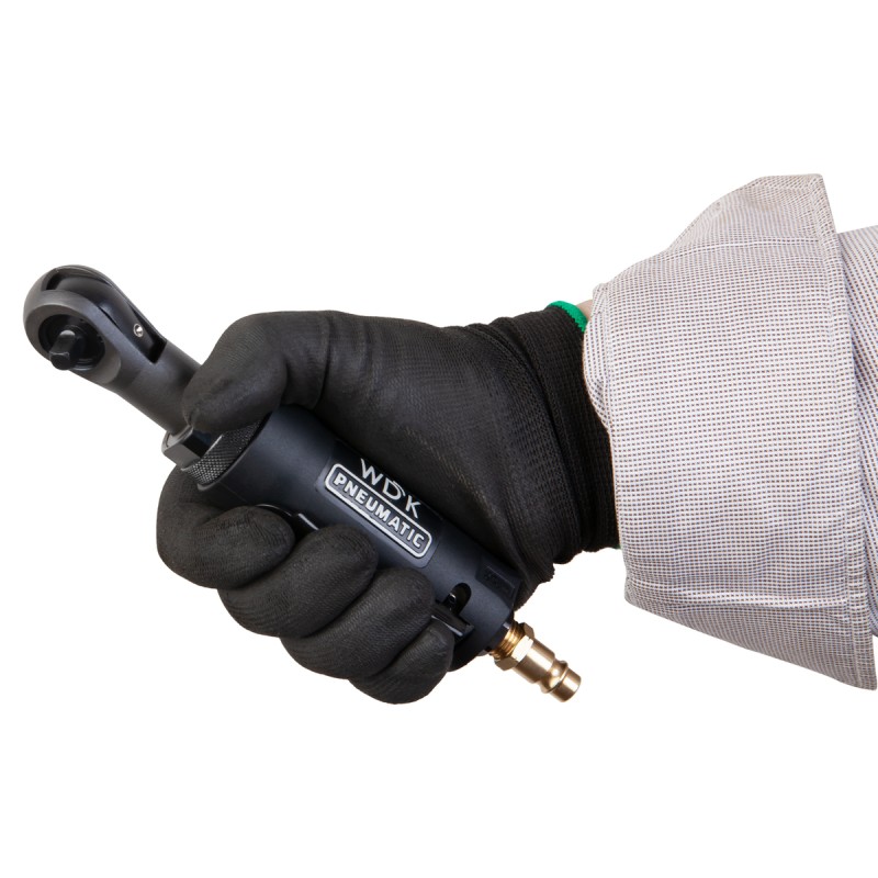 WDK-21215 Пневматическая трещотка 1/4", 55 Нм, усиленная, WiederKraft WDK-21215 Пневматическая трещотка 1/4", 55 Нм, усиленная, WiederKraft