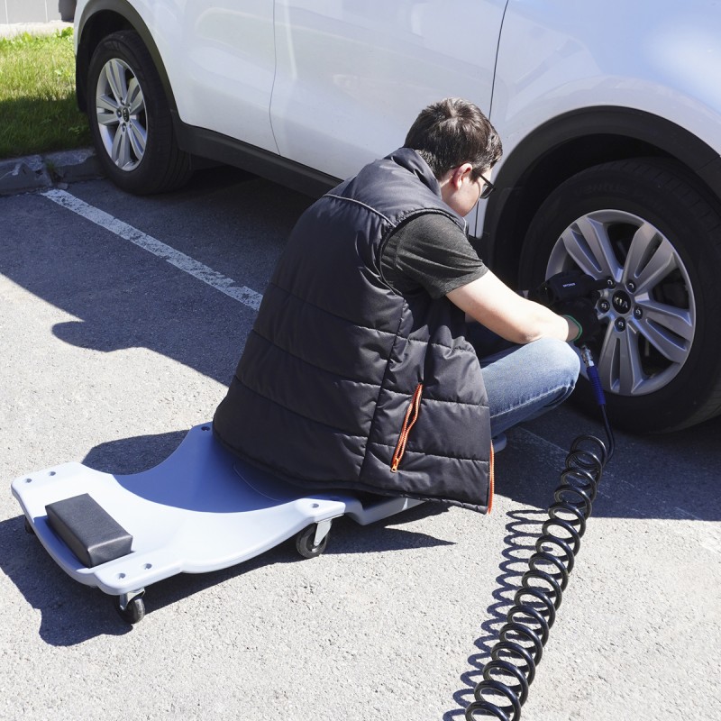 OPT-40130G Лежак ремонтный, подкатной, пластиковый, серый, OPTIMUS OPT-40130G Лежак ремонтный, подкатной, пластиковый, серый, OPTIMUS