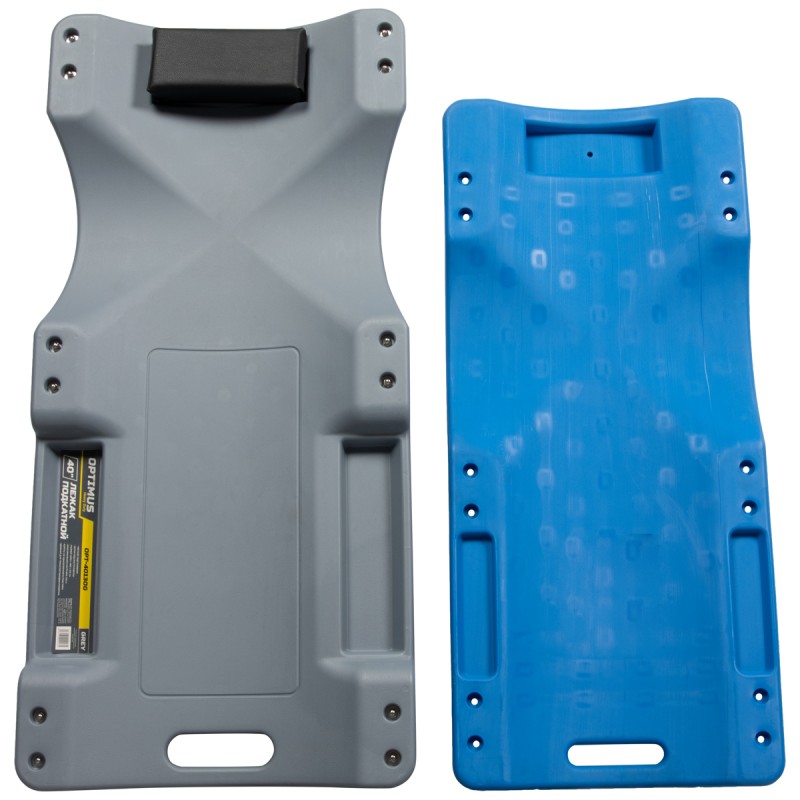 OPT-40130G Лежак ремонтный, подкатной, пластиковый, серый, OPTIMUS OPT-40130G Лежак ремонтный, подкатной, пластиковый, серый, OPTIMUS