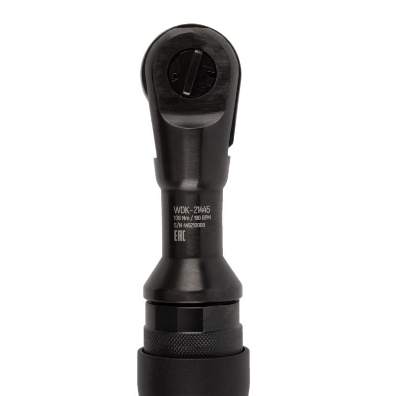 WDK-21445 Пневматическая трещотка 1/2”, 108 Нм, усиленная, WiederKraft WDK-21445 Пневматическая трещотка 1/2”, 108 Нм, усиленная, WiederKraft