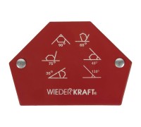 WDK-65025 Сварочный магнит, углы 30°, 45°, 60°, 75°, 90°, 135°, усилие 25 Lbs
