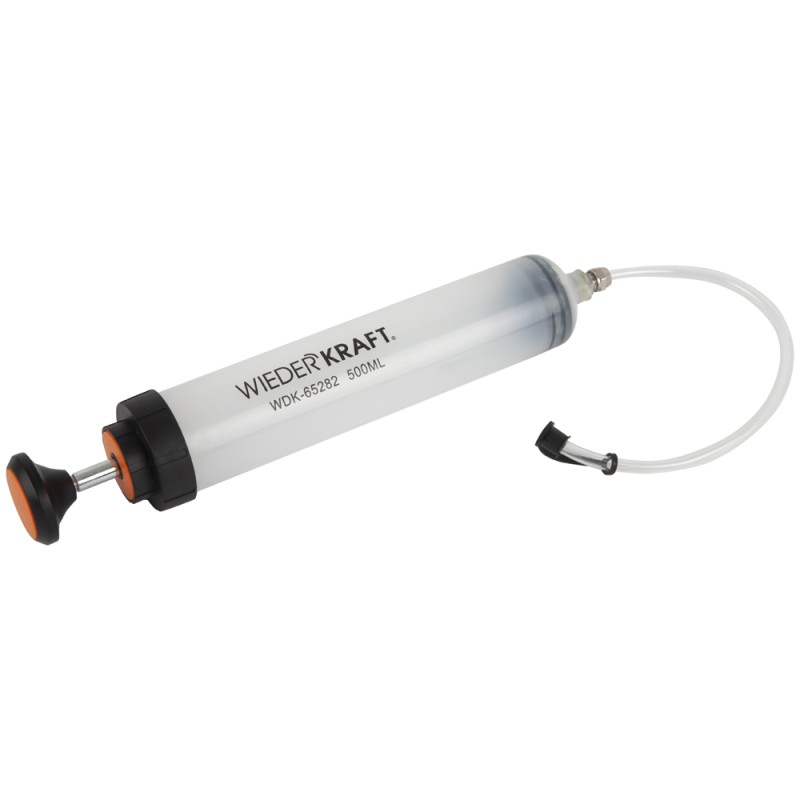 WDK-65282 Шприц для технических жидкостей, 500 мл, WiederKraft WDK-65282 Шприц для технических жидкостей, 500 мл, WiederKraft