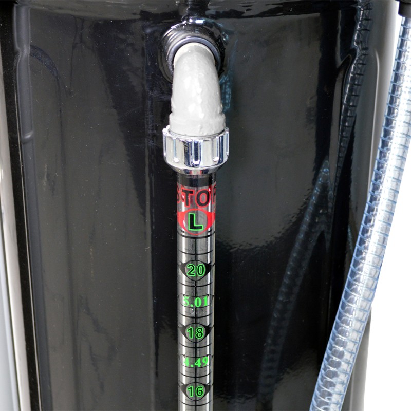 WDK-89290 Установка для замены масла, с предкамерой и набором зондов, бак 30 л, WiederKraft