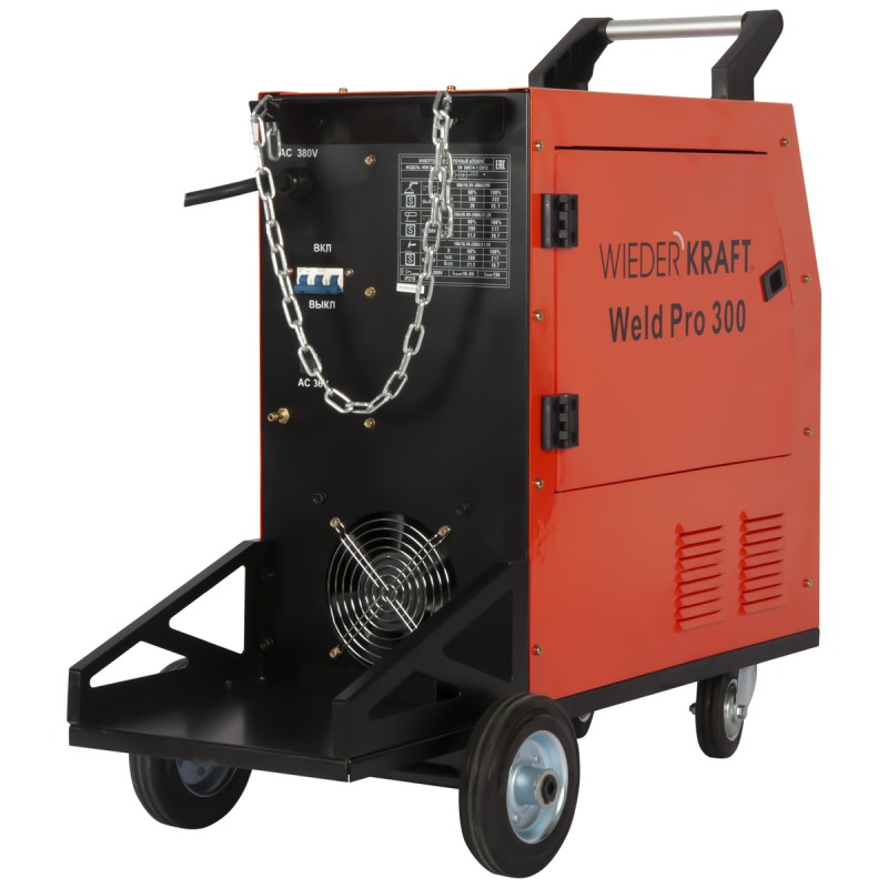 WELD Pro 300 Сварочный аппарат инверторный 300A, 380В MIG/MAG/MMA/Lift TIG с горелкой 24AK WELD Pro 300 Сварочный аппарат инверторный 300A, 380В MIG/MAG/MMA/Lift TIG с горелкой 24AK