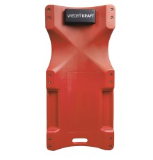 WDK-84068R Лежак ремонтный подкатной, пластиковый, красный