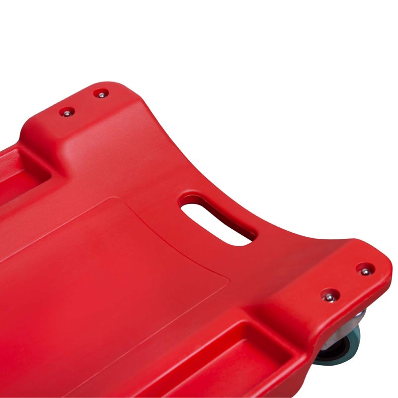 WDK-84068R Лежак ремонтный подкатной, пластиковый, красный, WiederKraft WDK-84068R Лежак ремонтный подкатной, пластиковый, красный, WiederKraft