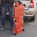 WDK-84068R Лежак ремонтный подкатной, пластиковый, красный, WiederKraft