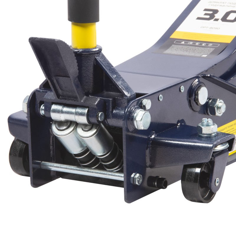 OPT-8090 Домкрат подкатной, г/п 3 т, 80-515 мм с ножной педалью, OPTIMUS OPT-8090 Домкрат подкатной, г/п 3 т, 80-515 мм с ножной педалью, OPTIMUS