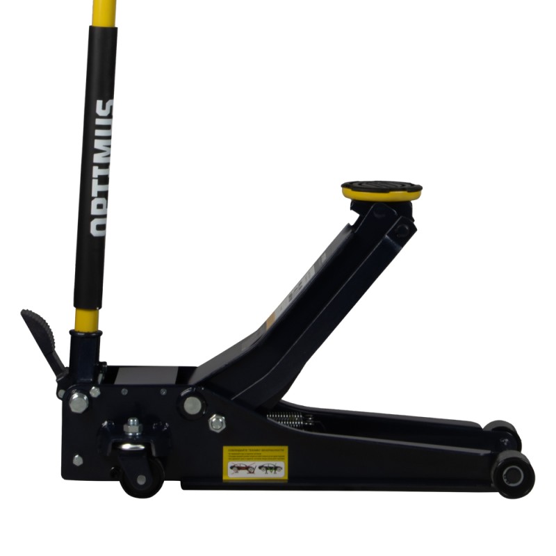 OPT-8090 Домкрат подкатной, г/п 3 т, 80-515 мм с ножной педалью, OPTIMUS OPT-8090 Домкрат подкатной, г/п 3 т, 80-515 мм с ножной педалью, OPTIMUS