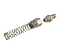 OPT-740PPS Штуцер быстроразъемного соединения пневматического с пружинкой, резьба 1/2"