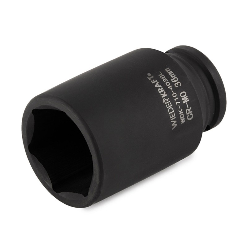 WDK-710-4036L Головка торцевая ударная глубокая 1/2", 6 граней, 36 мм, WiederKraft WDK-710-4036L Головка торцевая ударная глубокая 1/2", 6 граней, 36 мм, WiederKraft