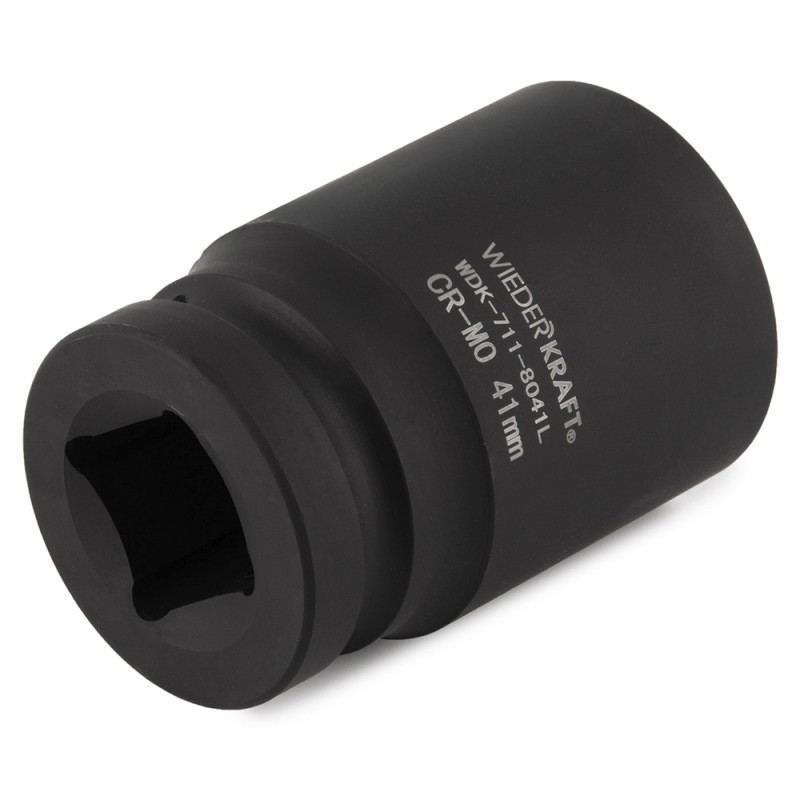 WDK-711-8041L Головка торцева ударная глубокая 1", 6 граней, 41 мм, WiederKraft WDK-711-8041L Головка торцева ударная глубокая 1", 6 граней, 41 мм, WiederKraft