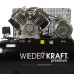 WDK-92712 Масляный поршневой компрессор с ременным приводом 1300 л/мин, 11 бар, 270 л, WiederKraft
