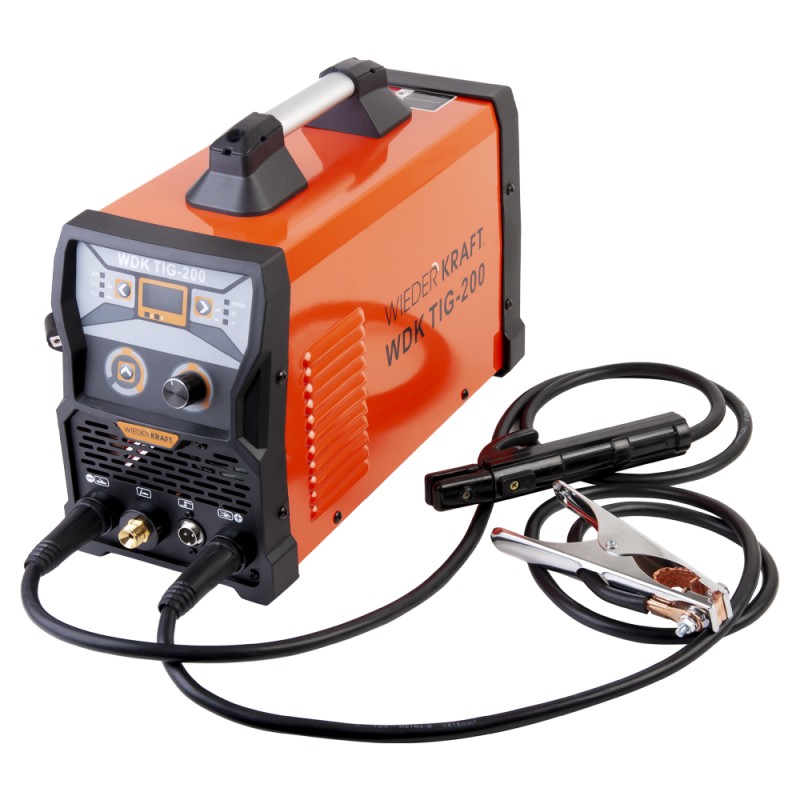 WDK TIG-200 Установка аргонодуговой сварки, 180A, TIG/MMA, WiederKraft