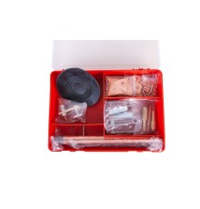 WDK-BOX97 набор сварочных аксессуаров для споттера в пластиковом кейсе WDK-BOX97 набор сварочных аксессуаров для споттера в пластиковом кейсе
