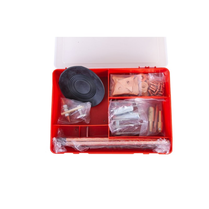 WDK-BOX97 набор сварочных аксессуаров для споттера в пластиковом кейсе