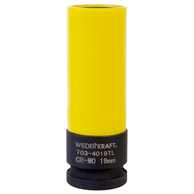 WDK-703-4019L Головка торцевая ударная тонкостенная 1/2", 6 граней, 19 мм, WiederKraft WDK-703-4019L Головка торцевая ударная тонкостенная 1/2", 6 граней, 19 мм, WiederKraft