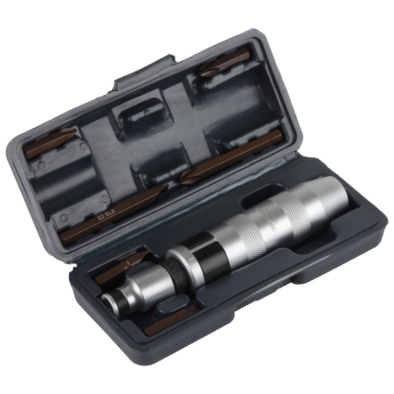 OPT-SI3009 Ударная отвертка с набором бит, 9 предметов, OPTIMUS OPT-SI3009 Ударная отвертка с набором бит, 9 предметов, OPTIMUS