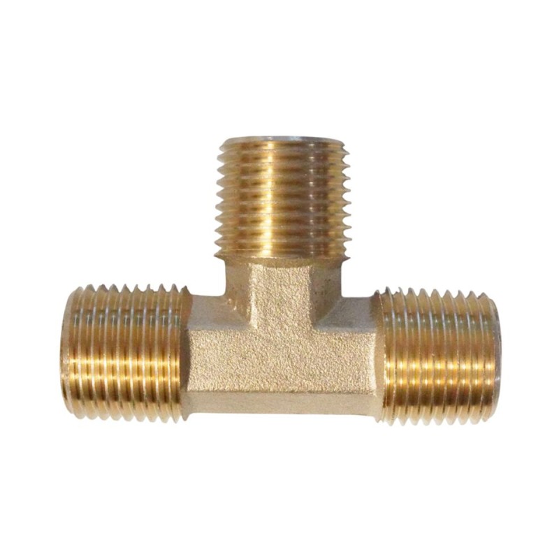 WDK-43PMB Фитинг T - образный, резъба 1/2" PT, M-M-M (внешний), латунь WDK-43PMB Фитинг T - образный, резъба 1/2" PT, M-M-M (внешний), латунь