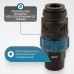 WDK-830SFS Композитное пневматическое быстроразъёмное соединение c предохранителем, внутренняя резьба F3/8"