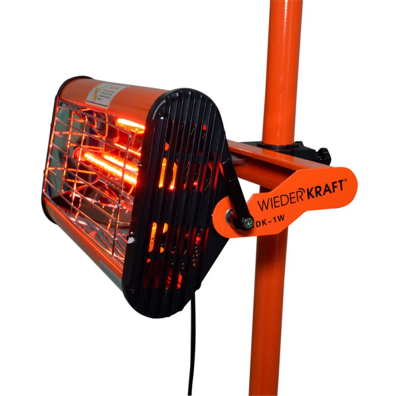 WDK-1WB Однокассетная мобильная ИК сушка на односекционной стойке, WiederKraft