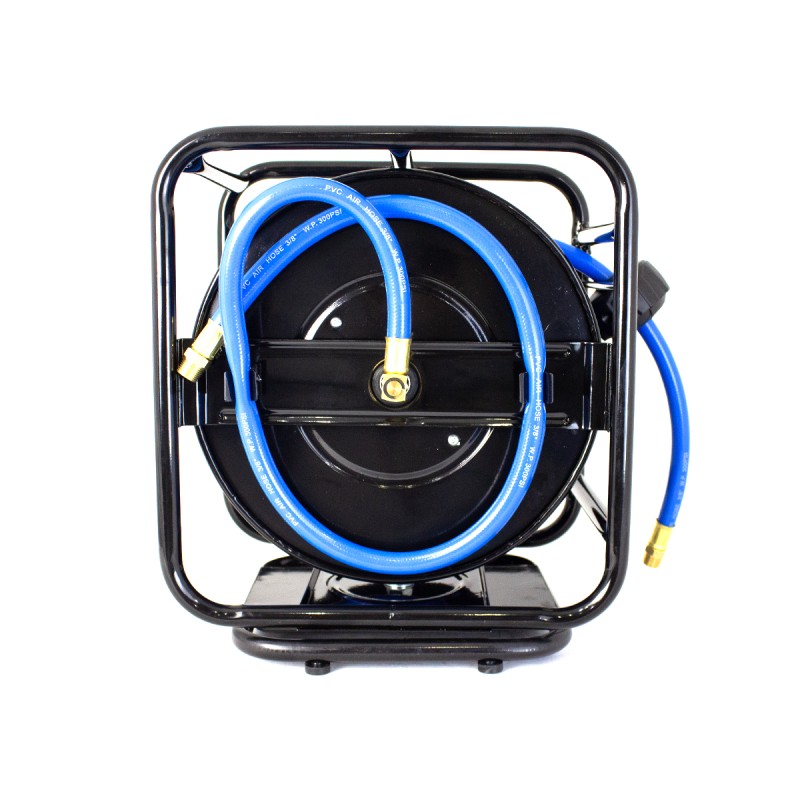 WDK-65720 Катушка ручная с пневмошлангом и БРС 10х14 мм, 20 м, WiederKraft