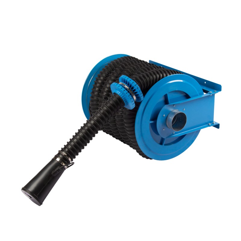 WDK-87610 Катушка для вытяжки выхлопных газов, шланг 76 мм, WiederKraft WDK-87610 Катушка для вытяжки выхлопных газов, шланг 76 мм, WiederKraft