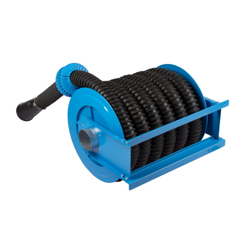 WDK-87610 Катушка для вытяжки выхлопных газов, шланг 76 мм, WiederKraft WDK-87610 Катушка для вытяжки выхлопных газов, шланг 76 мм, WiederKraft