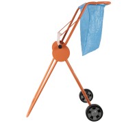 WDK-99520 Мобильный диспенсер для  максикующей бумаги с держателем под мусорный пакет