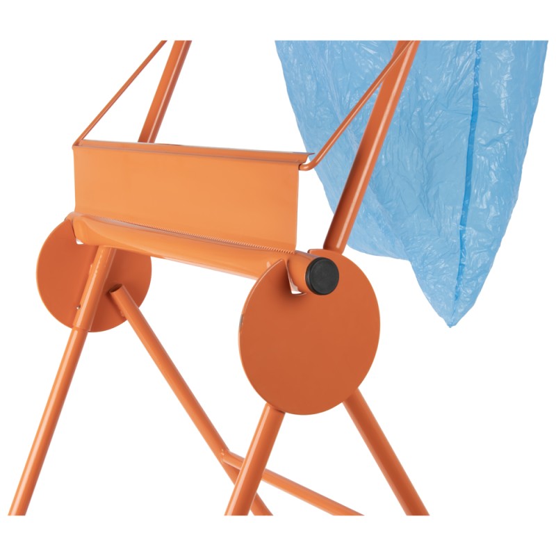 WDK-99520 Мобильный диспенсер для  максикующей бумаги с держателем под мусорный пакет, WiederKraft