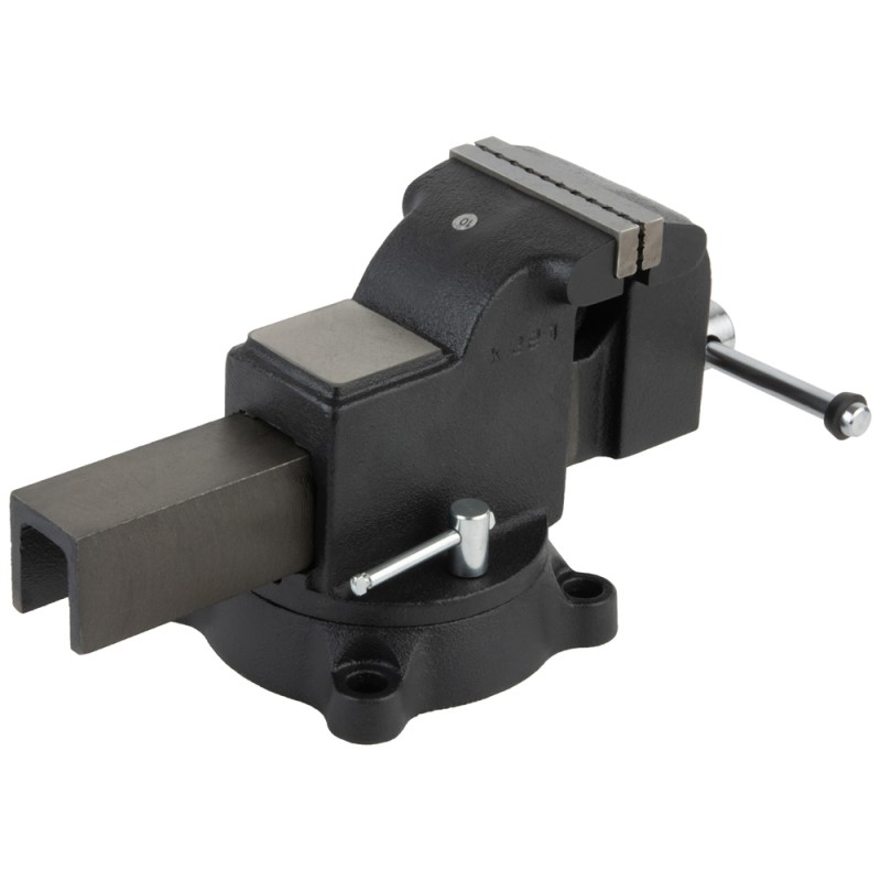 WDK-BV100 Профессиональные слесарные тиски поворотные с наковальней 100 мм, WiederKraft