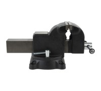 WDK-BV100 Профессиональные слесарные тиски поворотные с наковальней 100 мм