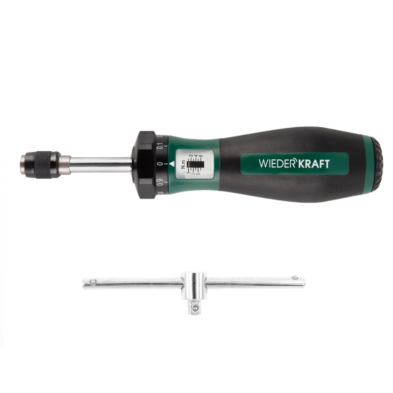 WDK-MS0106 Динамометрическая отвертка 1-6 Нм, 1/4", WiederKraft WDK-MS0106 Динамометрическая отвертка 1-6 Нм, 1/4", WiederKraft