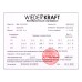 WDK-NX50350 Динамометрический ключ 50-350 Нм, трещотка с проходным приводным квадратом 1/2", WiederKraft