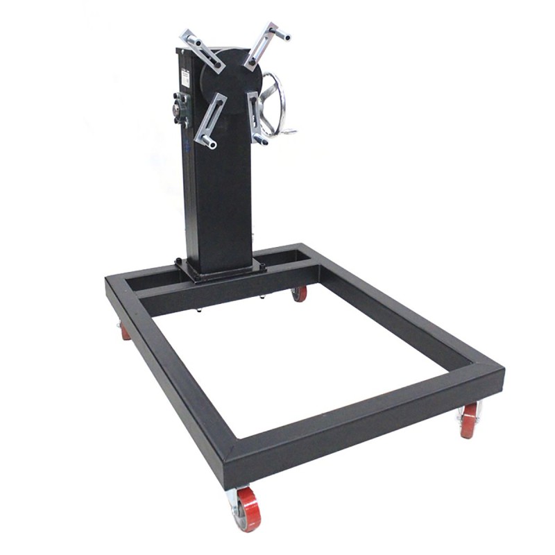 WDK-82702 Стенд-кантователь для двигателя с редуктором, г/п 800 кг WDK-82702 Стенд-кантователь для двигателя с редуктором, г/п 800 кг
