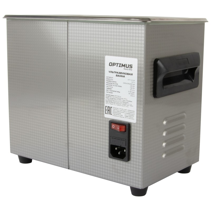 OPT-UC32 Ультразвуковая мойка с подогревом 3,2 л, OPTIMUS OPT-UC32 Ультразвуковая мойка с подогревом 3,2 л, OPTIMUS