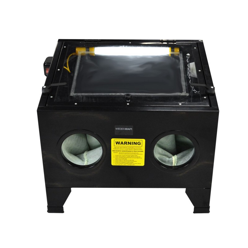 WDK-82090 Камера пескоструйная 90 л настольная, WiederKraft WDK-82090 Камера пескоструйная 90 л настольная, WiederKraft