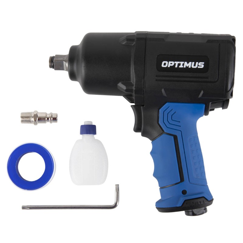 Пневматический ударный гайковерт с ударными головками OPT-PW2050SK Пневматический ударный гайковерт с ударными головками OPT-PW2050SK