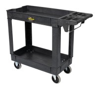 OPT-607S Тележка пластиковая, 2 полки