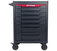 Тележка инструментальная 7 полок с набором инструментов 298 пр, столешница с EVA покрытием OPTIMUS OPT-717E