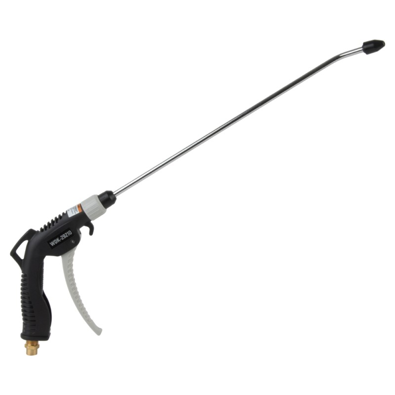 WDK-29210 Универсальный продувочный пистолет со сменными насадками, 9 предм., WiederKraft WDK-29210 Универсальный продувочный пистолет со сменными насадками, 9 предм., WiederKraft