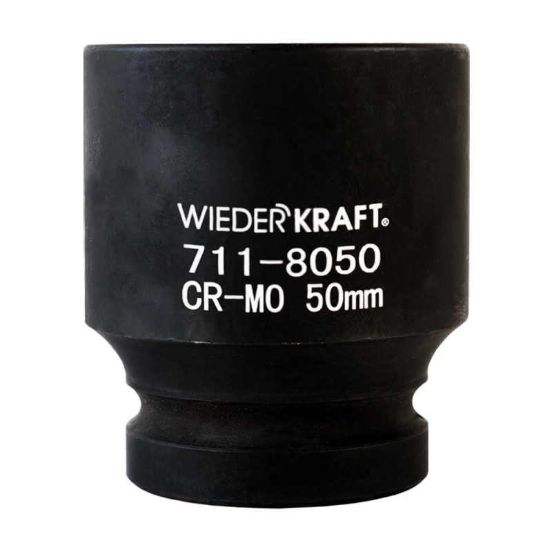 WDK-711-8050 Головка торцева ударная 1", 6 граней, 50 мм, WiederKraft WDK-711-8050 Головка торцева ударная 1", 6 граней, 50 мм, WiederKraft