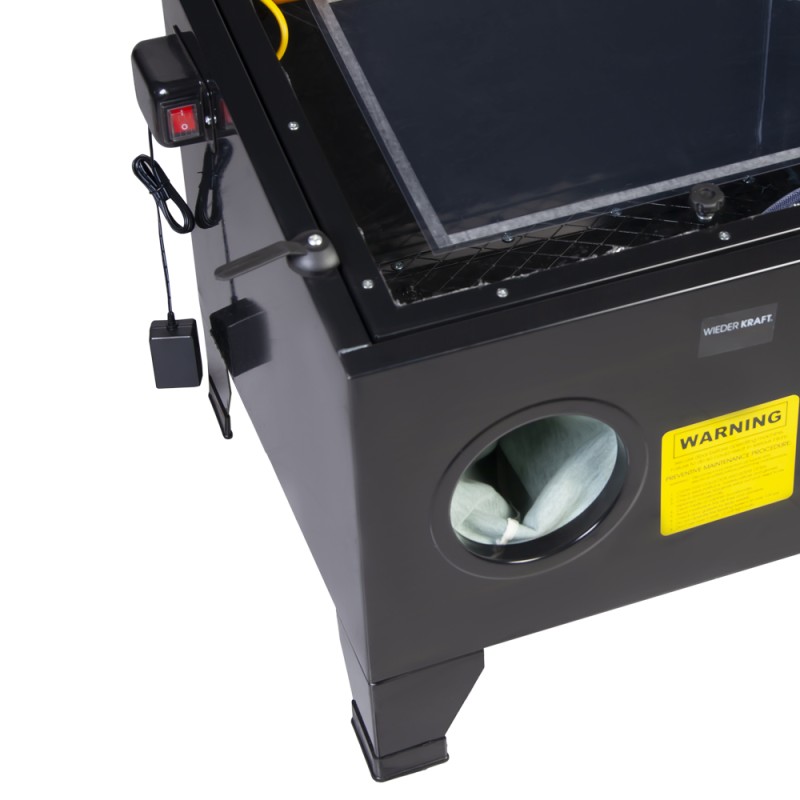 WDK-82090 Камера пескоструйная 90 л настольная, WiederKraft WDK-82090 Камера пескоструйная 90 л настольная, WiederKraft