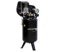 WDK-91554 Масляный поршневой вертикальный компрессор с ременным приводом:541 л/мин, 10 бар, 150 л