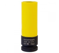 WDK-703-4019L Головка торцевая ударная тонкостенная 1/2", 6 граней, 19 мм